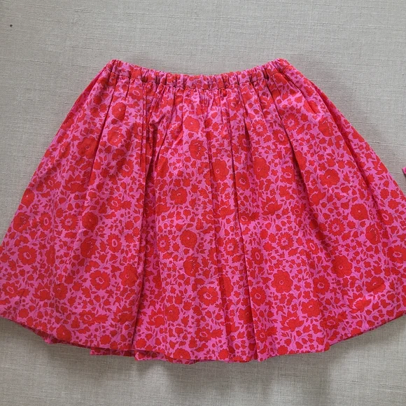 Jacadi Pink Liberty Floral Skirt + Headband. - Picture 8 of 9